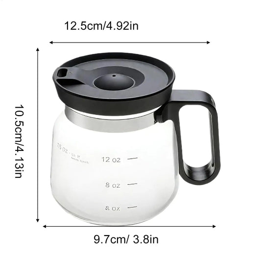 CaféGlass™ – 16oz Coffee Pot Style Mug