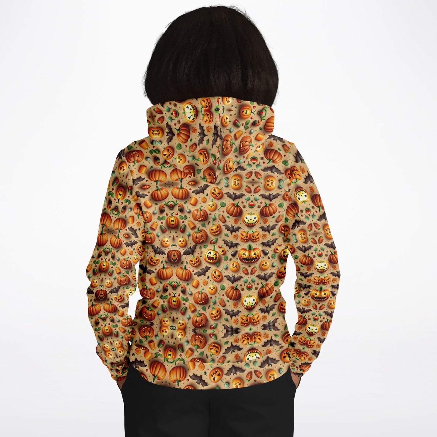 Halloween Laughing Pumpkin Athletic Hoodie