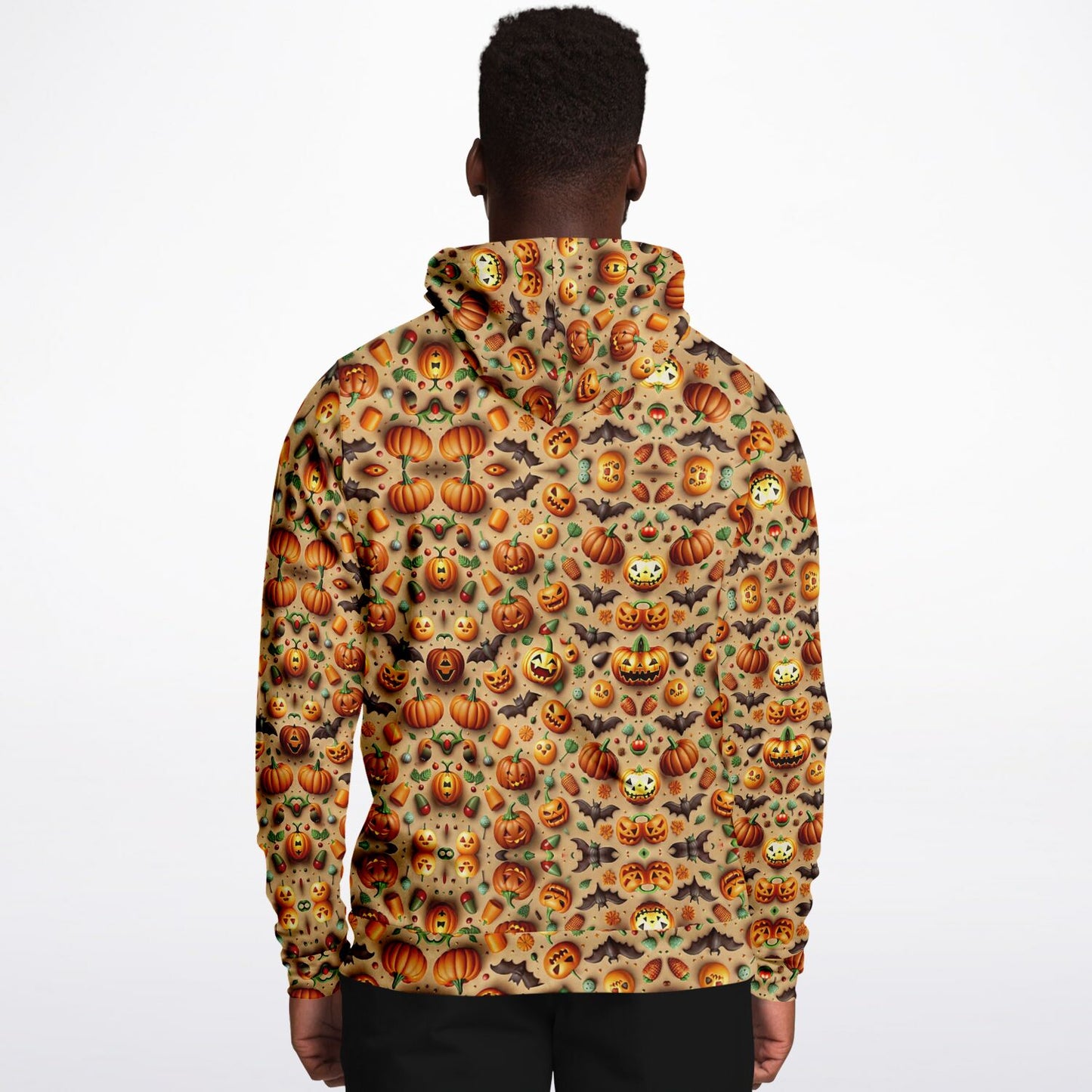 Halloween Laughing Pumpkin Athletic Hoodie