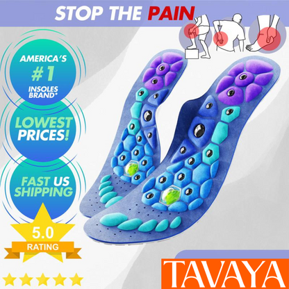 Advanced Magnetic Insoles - Reduce Pain by Stimulating Acupressure Points