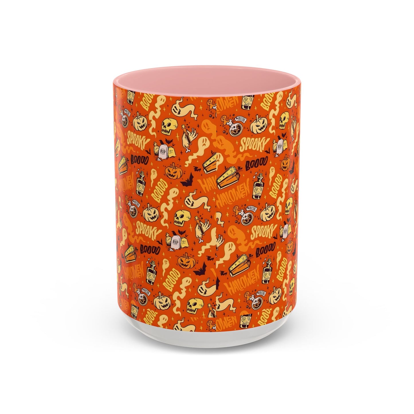 Halloween Coffee Mug Spooky Fall Accent Cup Trick or Treat Seasonal Drinkware Gift