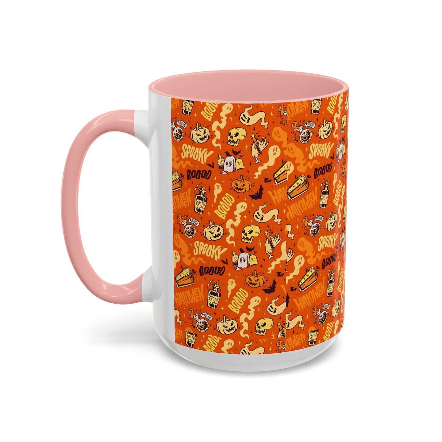 Halloween Coffee Mug Spooky Fall Accent Cup Trick or Treat Seasonal Drinkware Gift