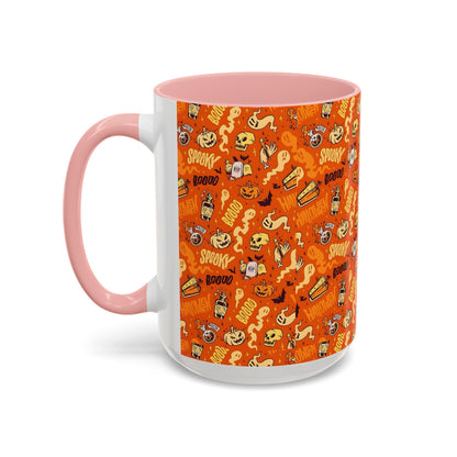 Halloween Coffee Mug Spooky Fall Accent Cup Trick or Treat Seasonal Drinkware Gift
