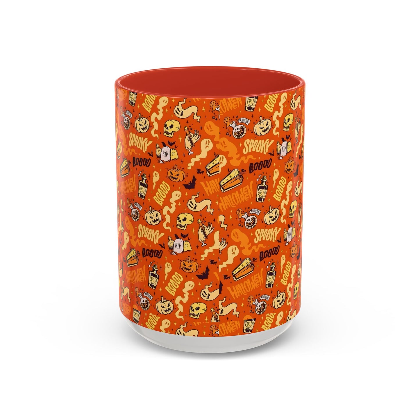 Halloween Coffee Mug Spooky Fall Accent Cup Trick or Treat Seasonal Drinkware Gift