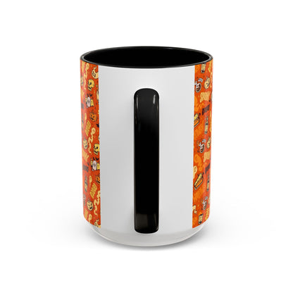 Halloween Coffee Mug Spooky Fall Accent Cup Trick or Treat Seasonal Drinkware Gift