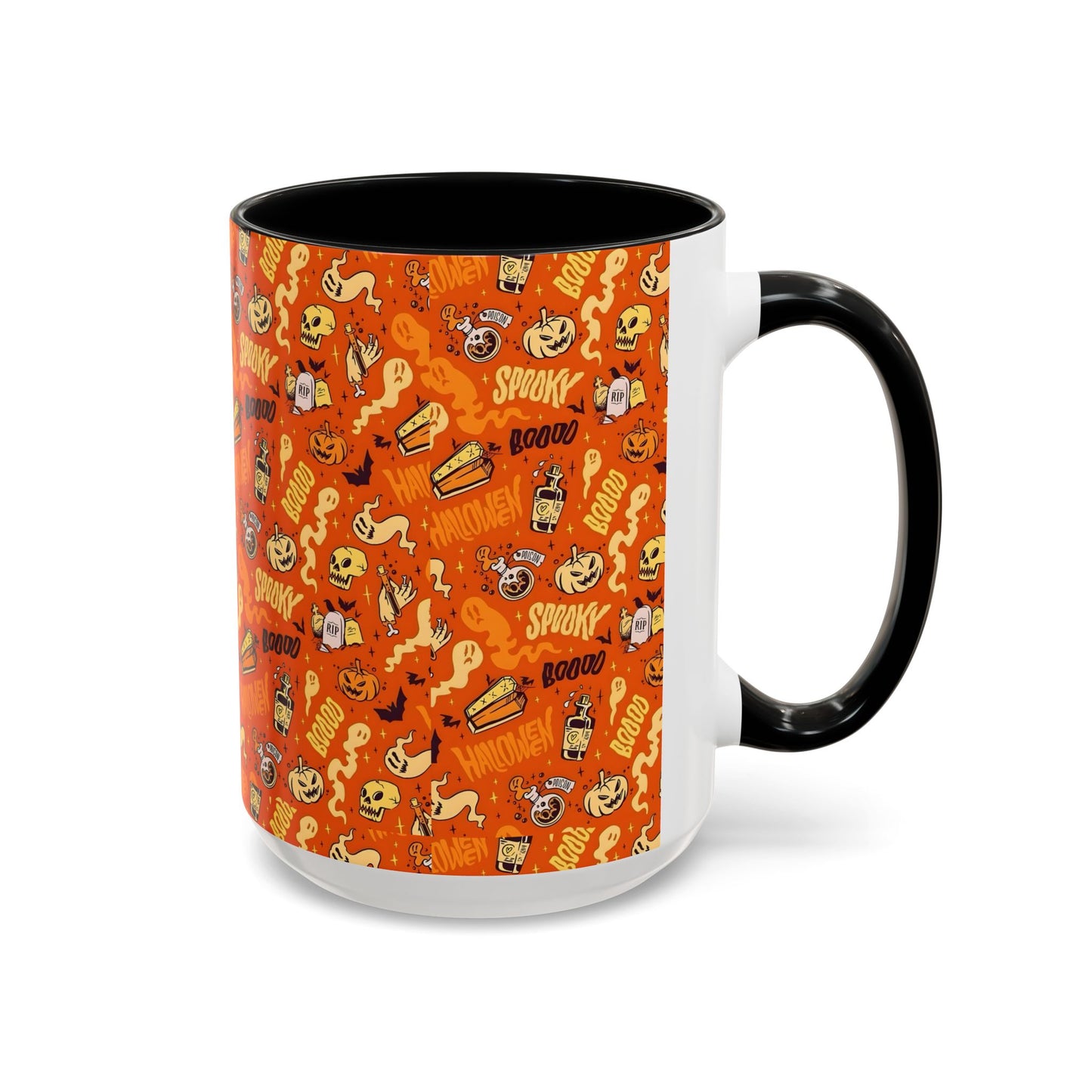 Halloween Coffee Mug Spooky Fall Accent Cup Trick or Treat Seasonal Drinkware Gift