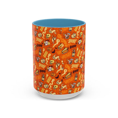 Halloween Coffee Mug Spooky Fall Accent Cup Trick or Treat Seasonal Drinkware Gift