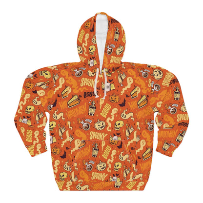 Halloween Spooky Hoodie – Warm Unisex Sweatshirt for Party & Casual Wear