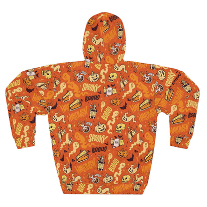 Halloween Spooky Hoodie – Warm Unisex Sweatshirt for Party & Casual Wear