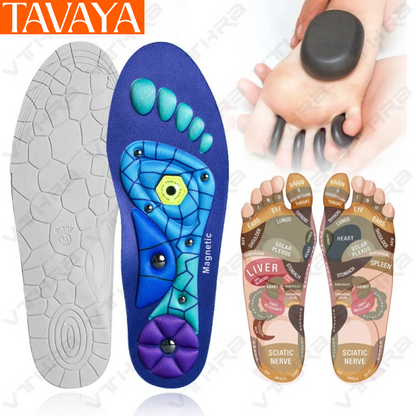 Advanced Magnetic Insoles - Reduce Pain by Stimulating Acupressure Points