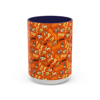 Halloween Coffee Mug Spooky Fall Accent Cup Trick or Treat Seasonal Drinkware Gift
