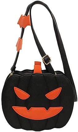 Halloween Crossbody Spooky Pumpkin Purse for Women