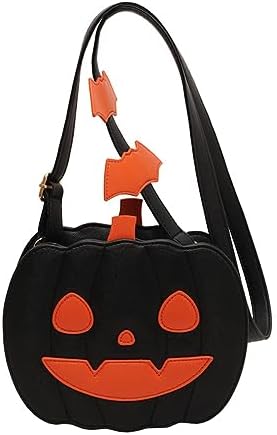 Halloween Crossbody Spooky Pumpkin Purse for Women