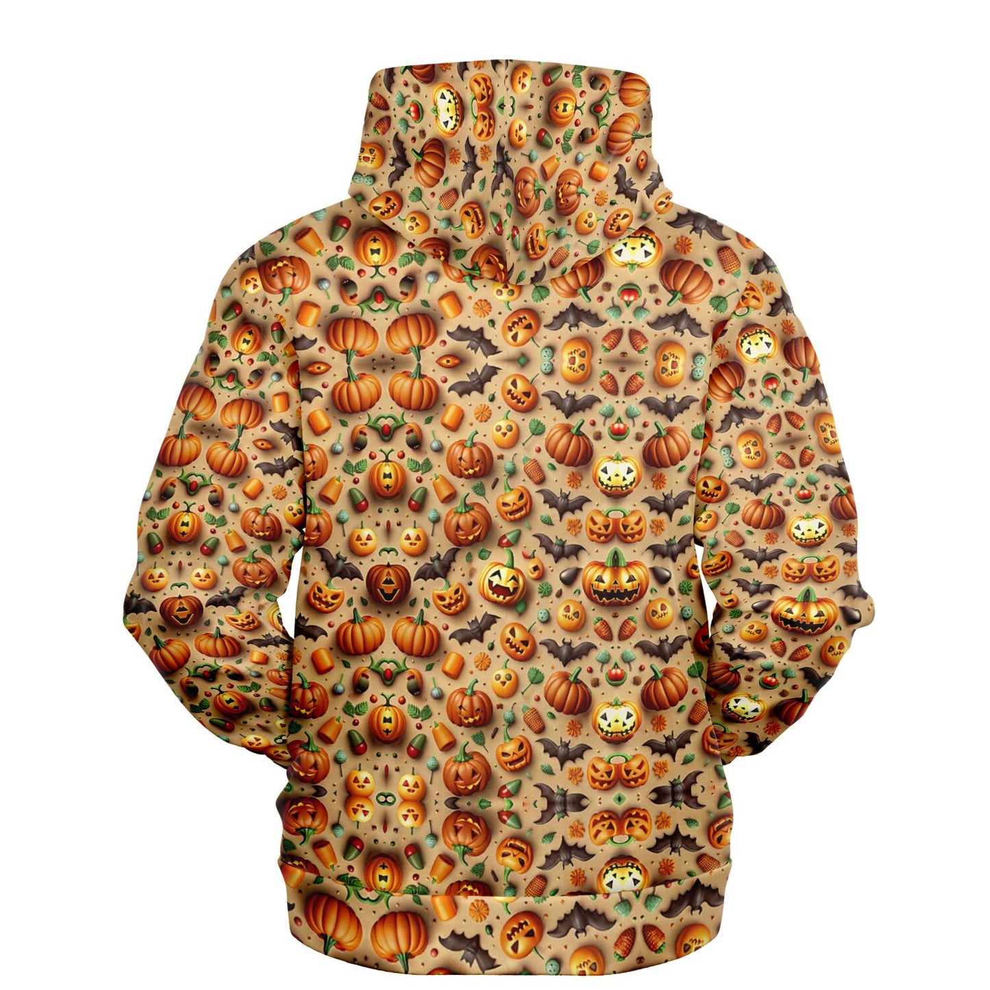 Halloween Laughing Pumpkin Athletic Hoodie