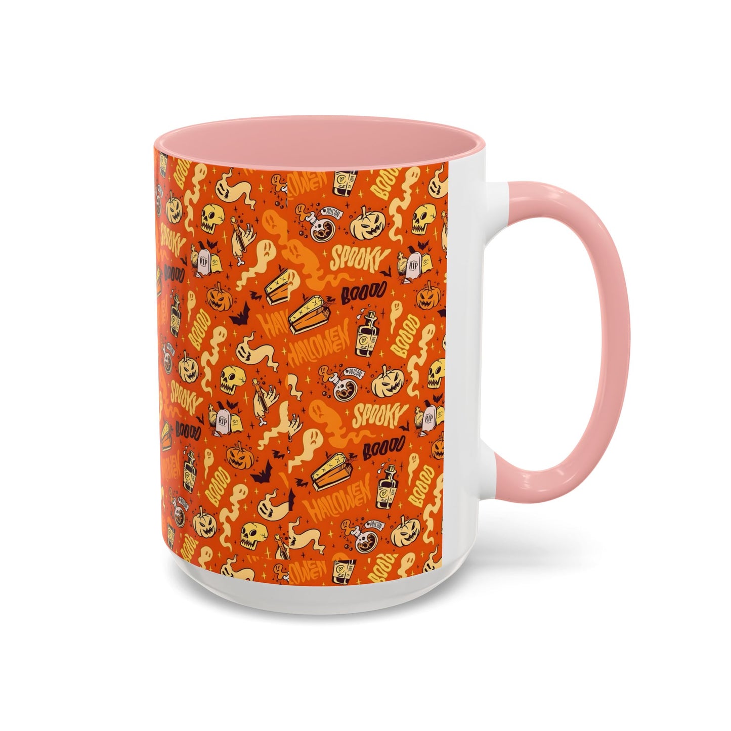 Halloween Coffee Mug Spooky Fall Accent Cup Trick or Treat Seasonal Drinkware Gift