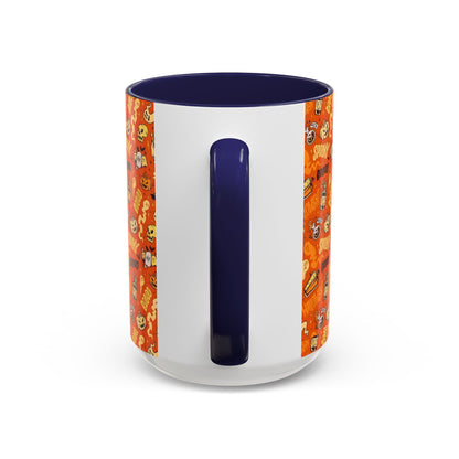 Halloween Coffee Mug Spooky Fall Accent Cup Trick or Treat Seasonal Drinkware Gift