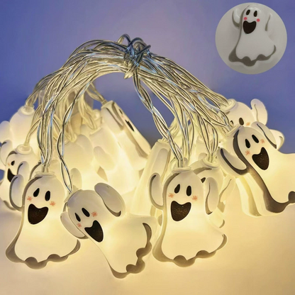 Spooky Halloween LED String Lights – Must-Have Pumpkin & Ghost Decor for 2025 Halloween 🎃✨