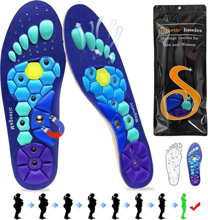 Advanced Magnetic Insoles - Reduce Pain by Stimulating Acupressure Points