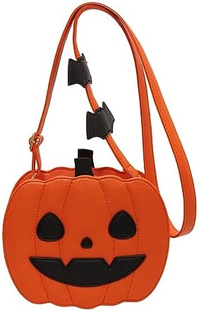 Halloween Crossbody Spooky Pumpkin Purse for Women
