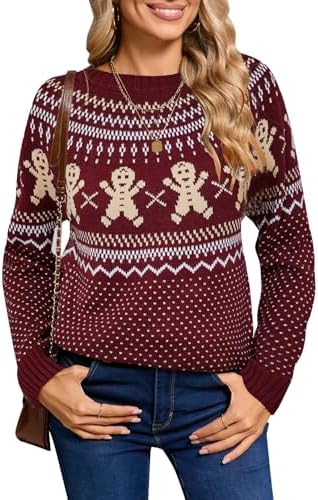 Stylish Halloween Skull Knit Sweater for Women