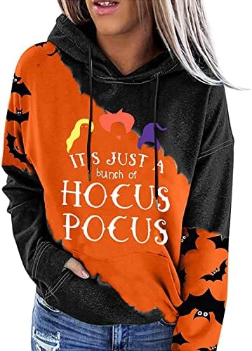 Women’s Halloween Graphic Sweatshirt – Long Sleeve Half-Zip Pullover Top