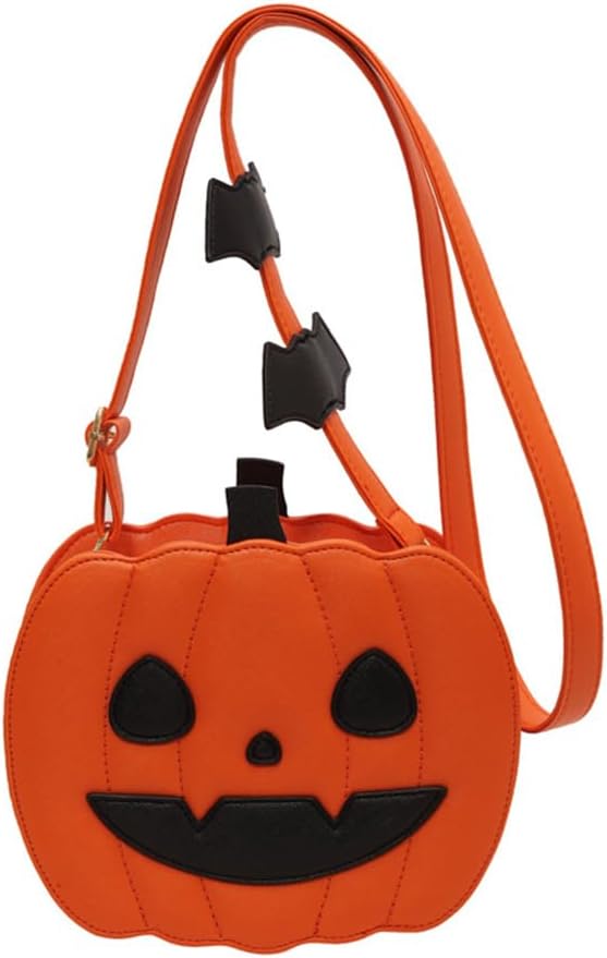 Halloween Crossbody Spooky Pumpkin Purse for Women
