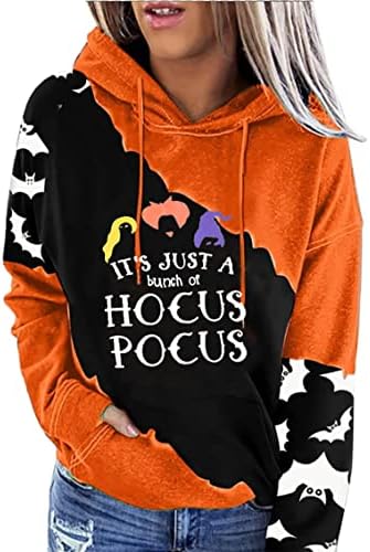Women’s Halloween Graphic Sweatshirt – Long Sleeve Half-Zip Pullover Top