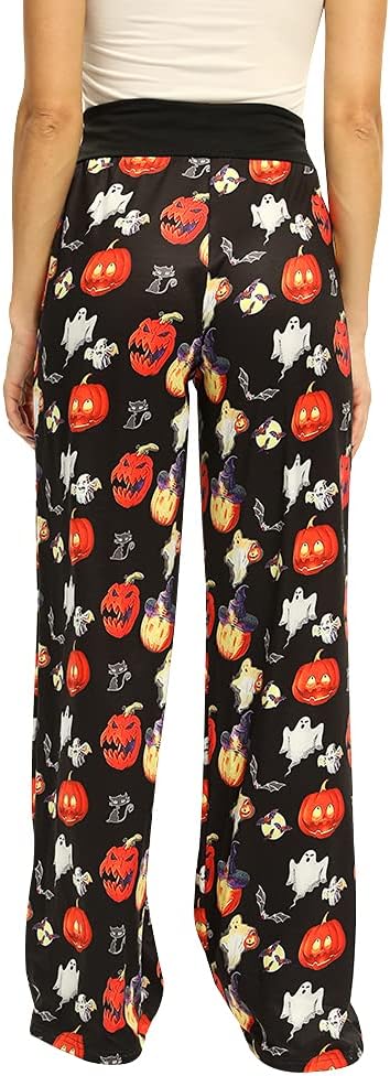 Women’s Halloween Pumpkin Pajama Pants