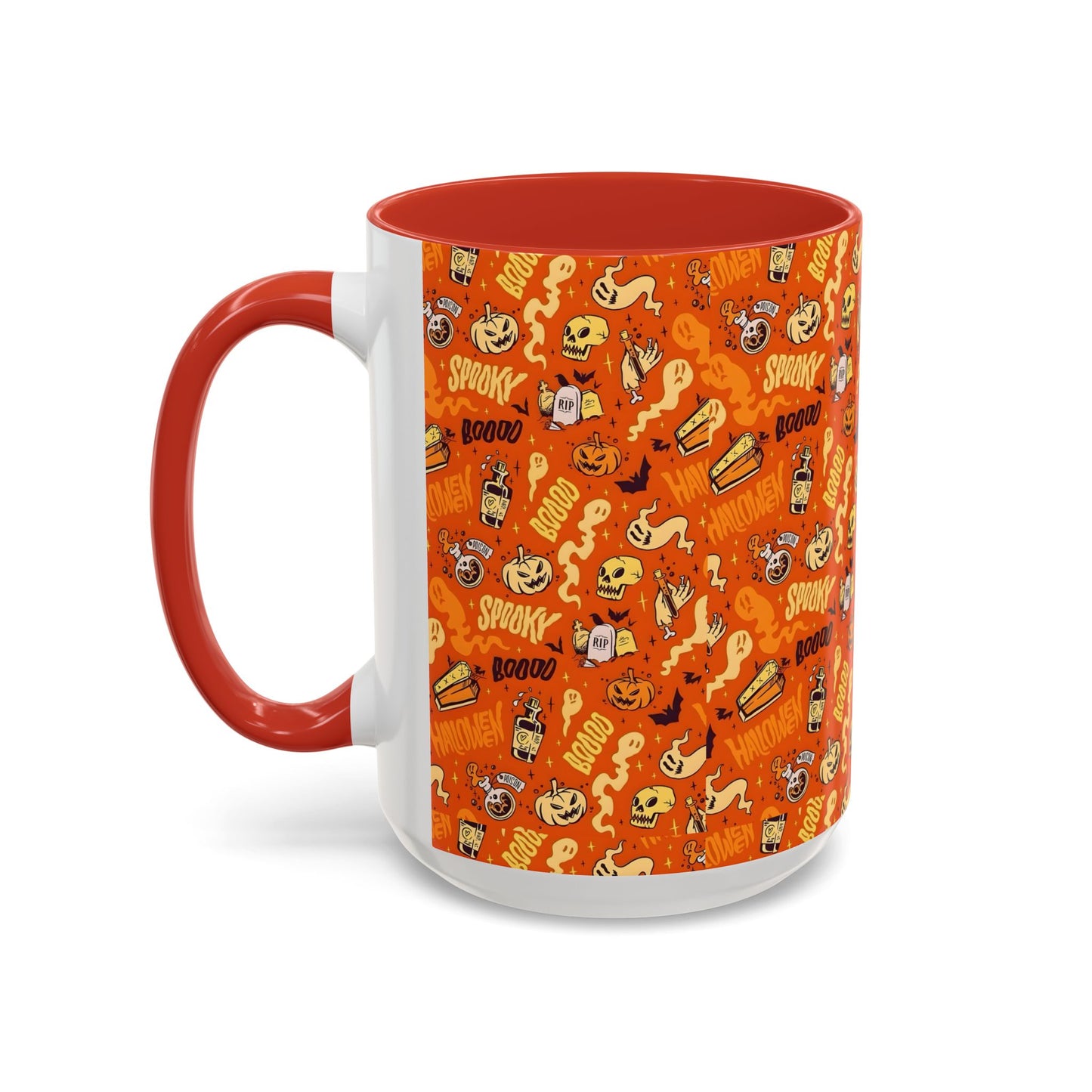Halloween Coffee Mug Spooky Fall Accent Cup Trick or Treat Seasonal Drinkware Gift