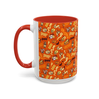 Halloween Coffee Mug Spooky Fall Accent Cup Trick or Treat Seasonal Drinkware Gift