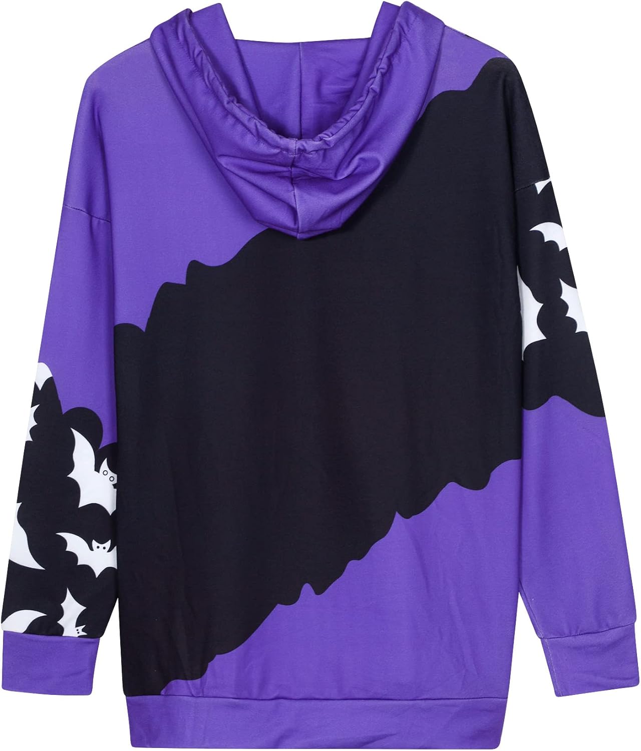 Women’s Halloween Graphic Sweatshirt – Long Sleeve Half-Zip Pullover Top