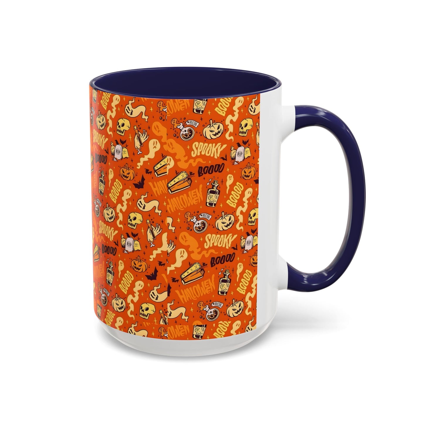 Halloween Coffee Mug Spooky Fall Accent Cup Trick or Treat Seasonal Drinkware Gift