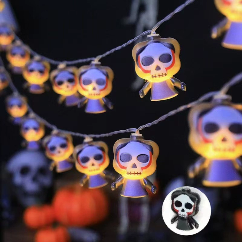 Spooky Halloween LED String Lights – Must-Have Pumpkin & Ghost Decor for 2025 Halloween 🎃✨