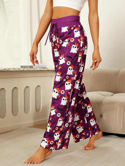 Women’s Halloween Pumpkin Pajama Pants