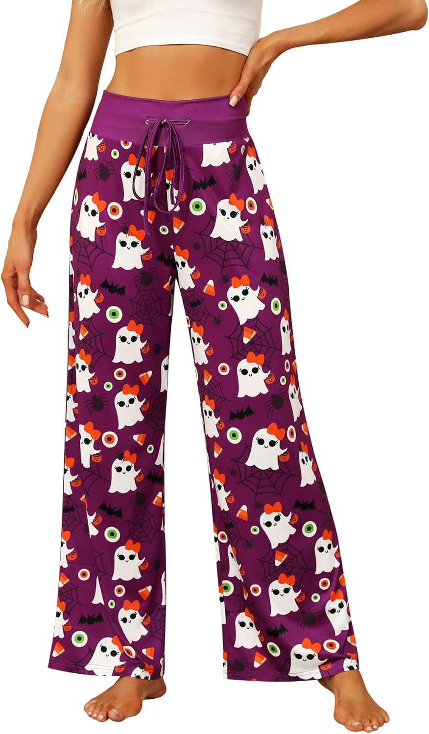 Women’s Halloween Pumpkin Pajama Pants