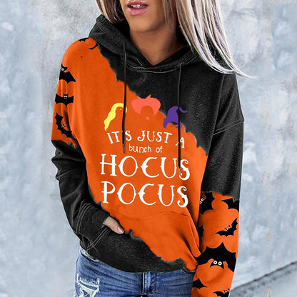 Women’s Halloween Graphic Sweatshirt – Long Sleeve Half-Zip Pullover Top