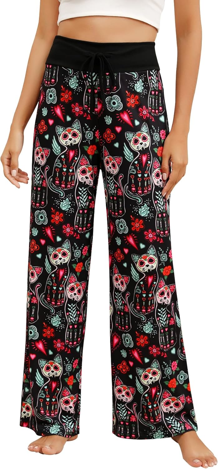 Women’s Halloween Pumpkin Pajama Pants
