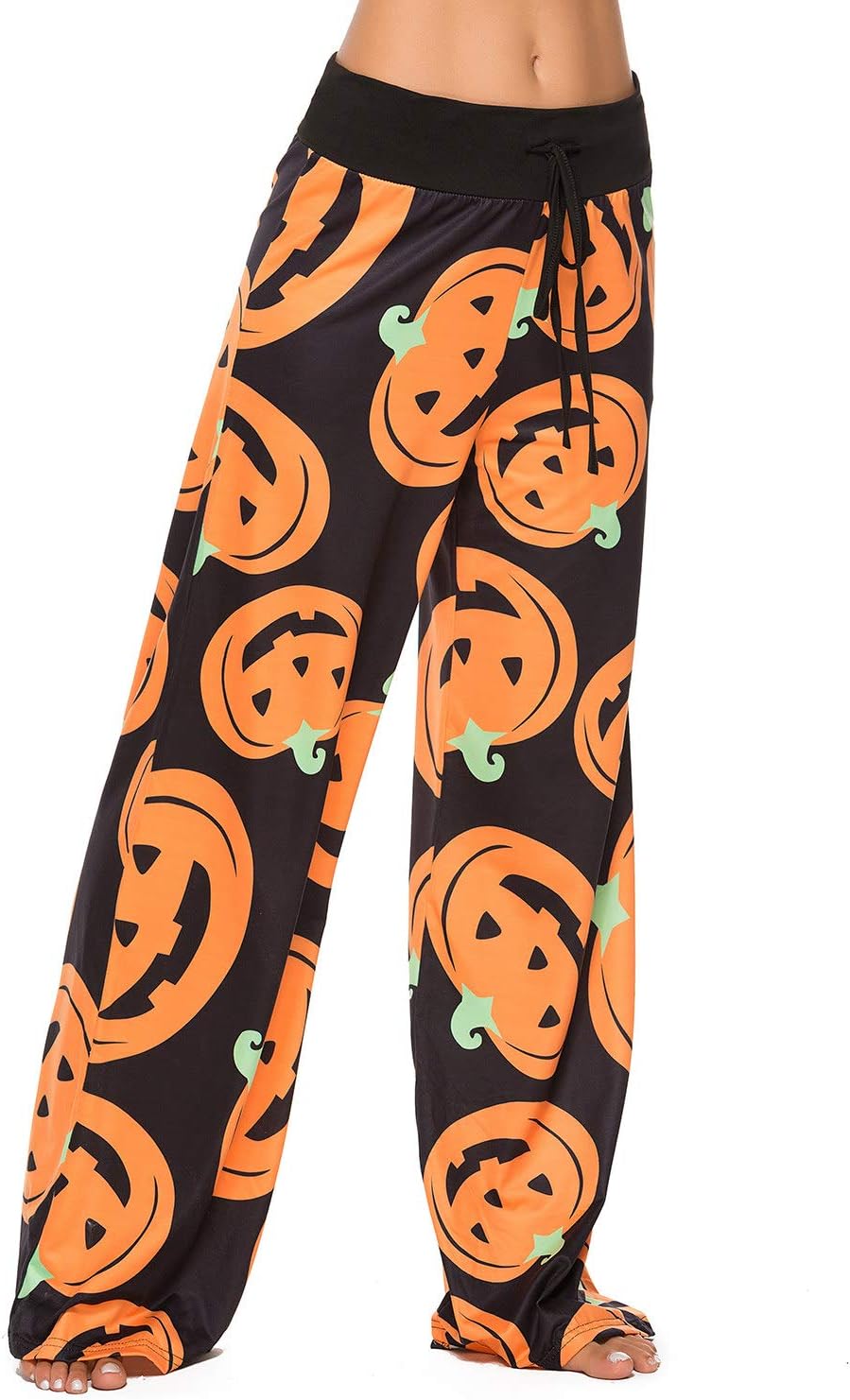 Women’s Halloween Pumpkin Pajama Pants
