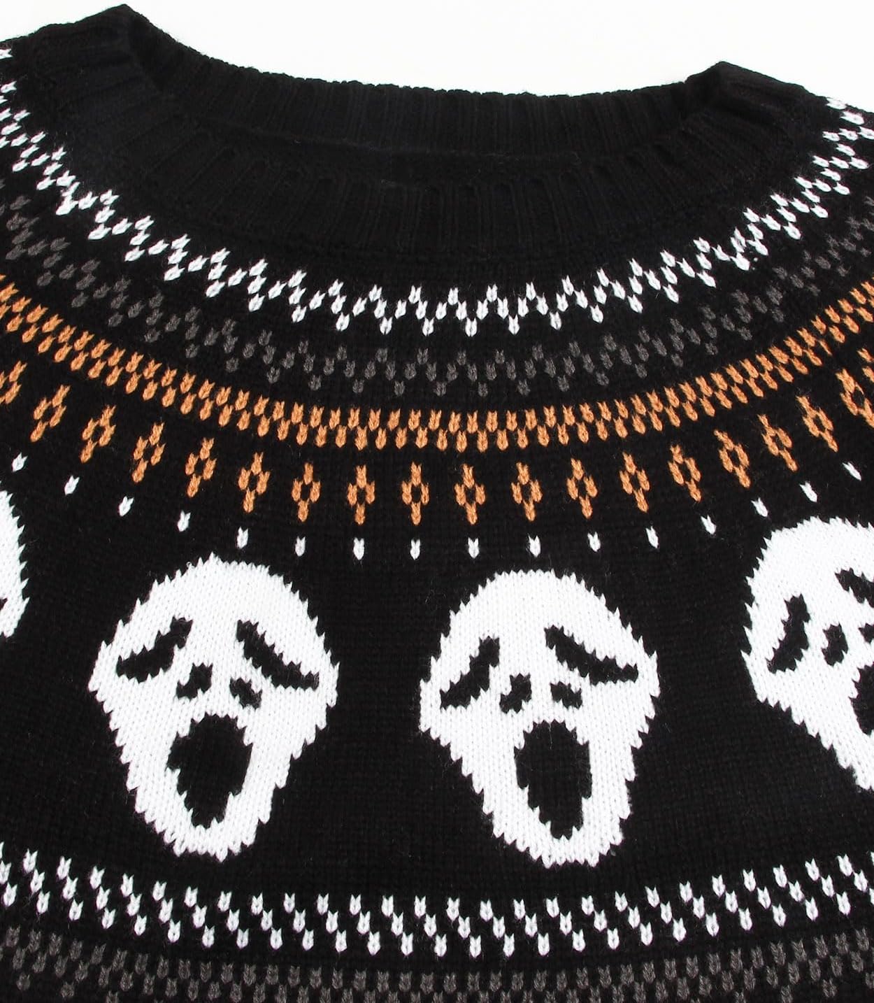 Stylish Halloween Skull Knit Sweater for Women