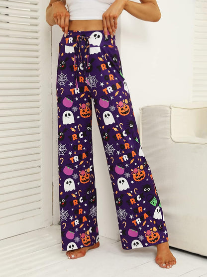 Women’s Halloween Pumpkin Pajama Pants