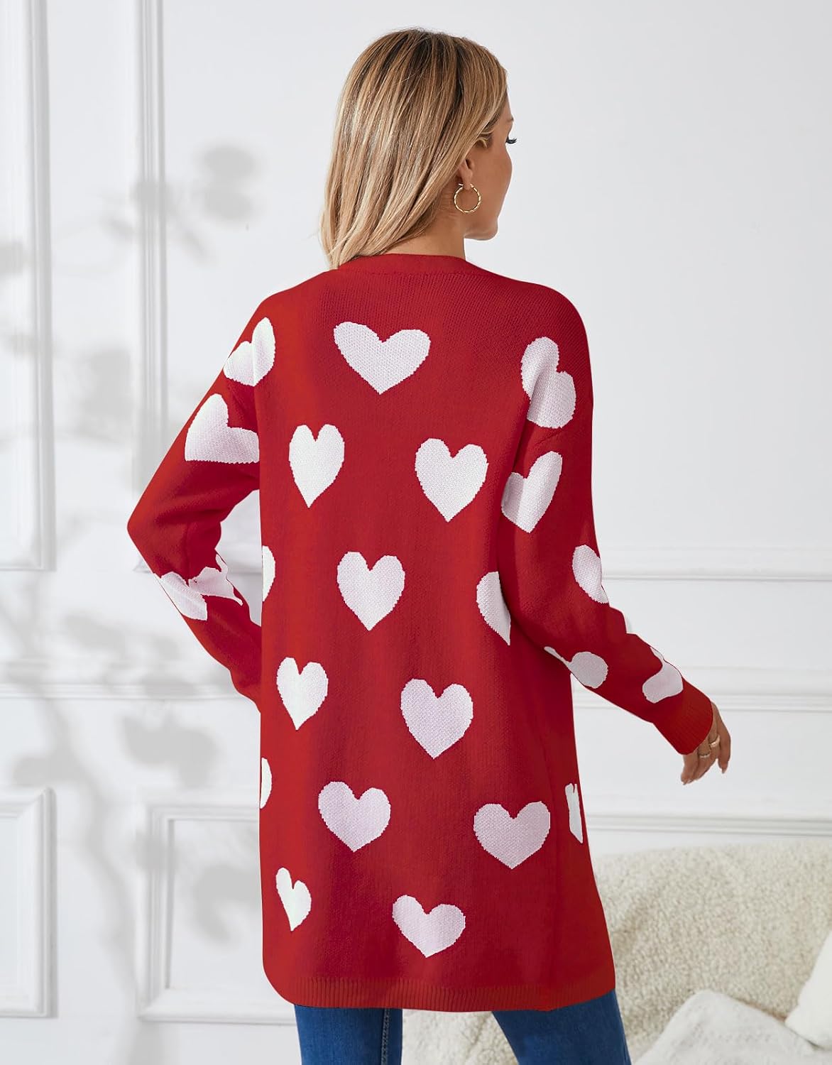 Women’s Halloween Pumpkin Cardigan – Cozy Knit Button Down Fall Sweater