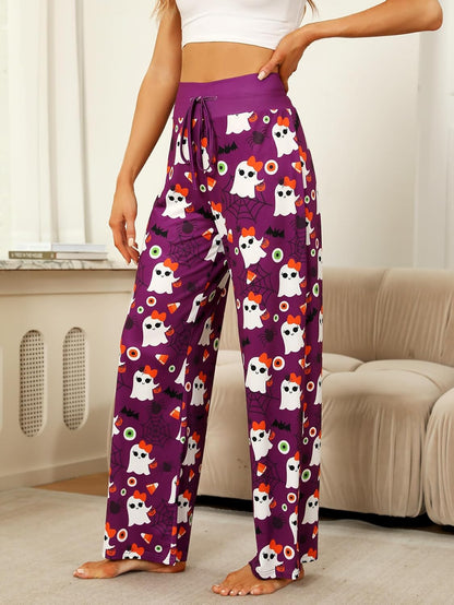 Women’s Halloween Pumpkin Pajama Pants