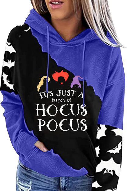 Women’s Halloween Graphic Sweatshirt – Long Sleeve Half-Zip Pullover Top