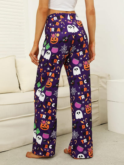 Women’s Halloween Pumpkin Pajama Pants