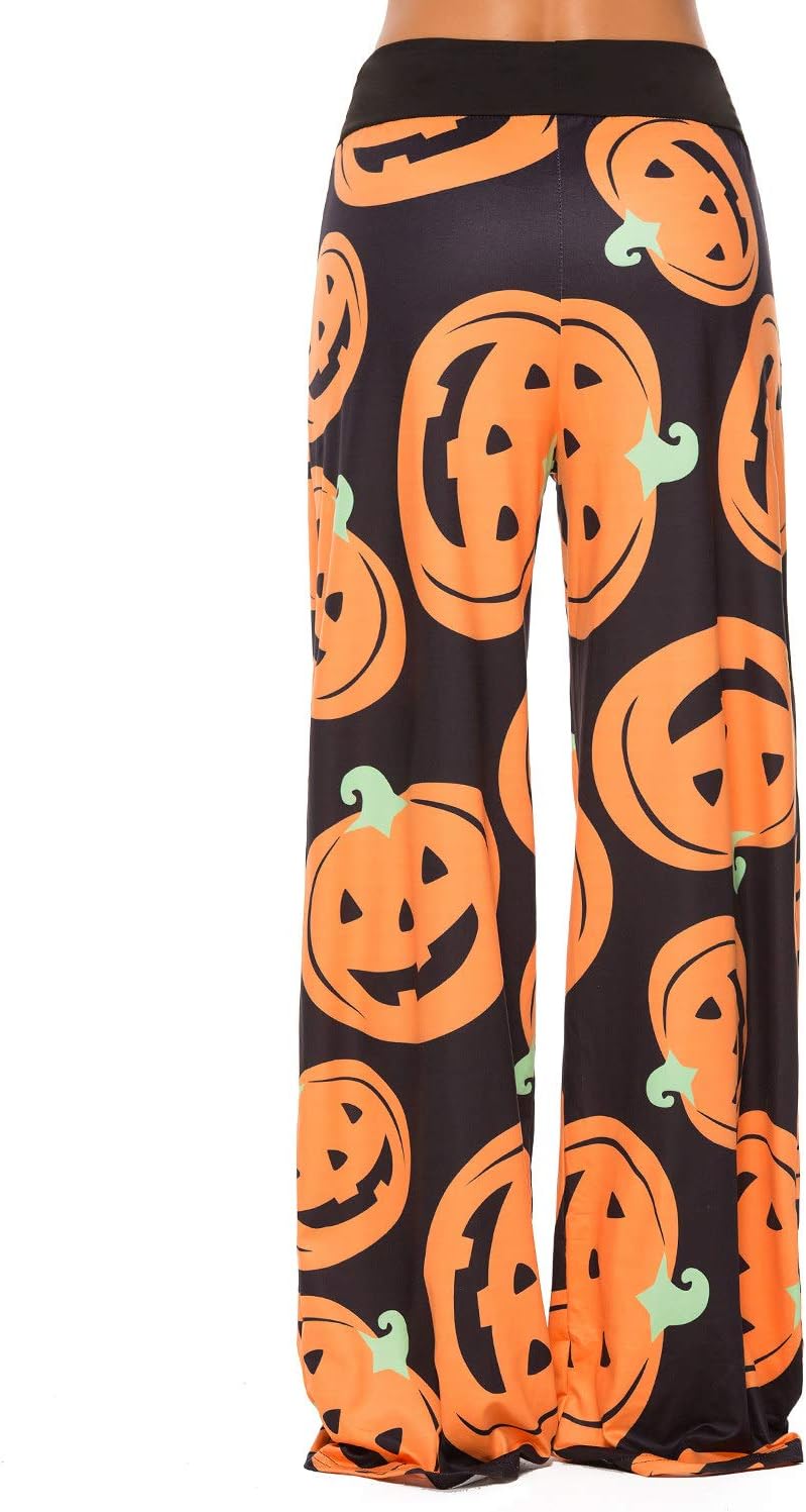 Women’s Halloween Pumpkin Pajama Pants