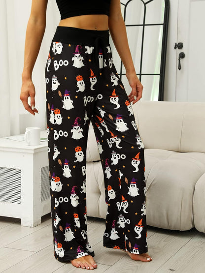 Women’s Halloween Pumpkin Pajama Pants