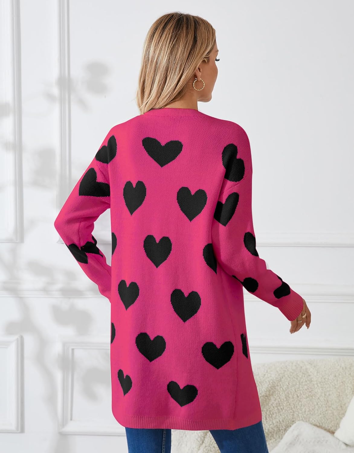 Women’s Halloween Pumpkin Cardigan – Cozy Knit Button Down Fall Sweater