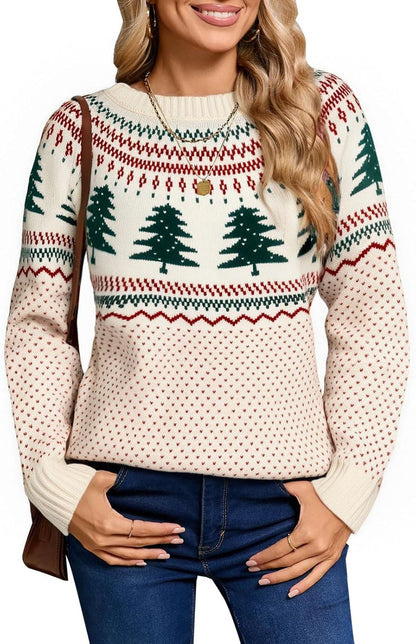 Stylish Halloween Skull Knit Sweater for Women