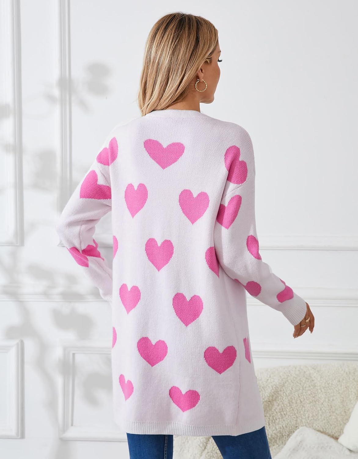 Women’s Halloween Pumpkin Cardigan – Cozy Knit Button Down Fall Sweater