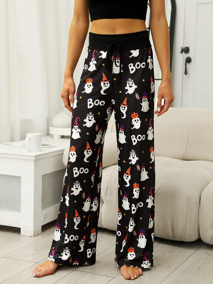 Women’s Halloween Pumpkin Pajama Pants